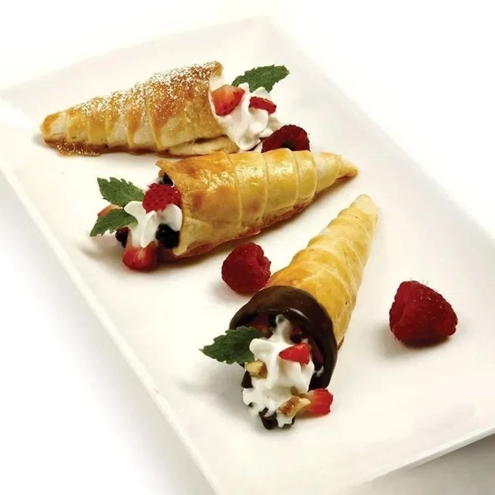 Stainless Steel Cream Horn Mold Set 4