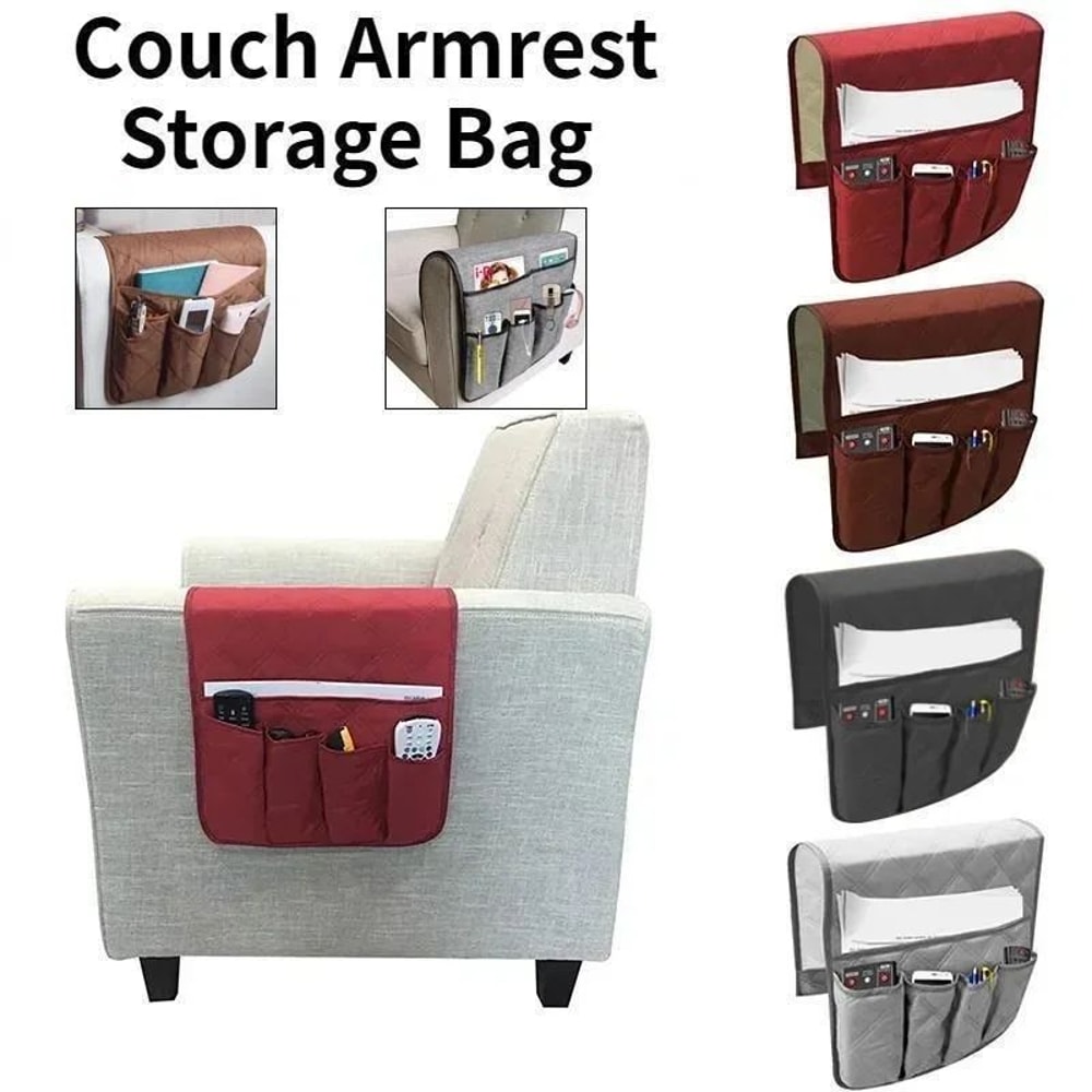 Sofa Armrest Storage Organizer Pocket 1