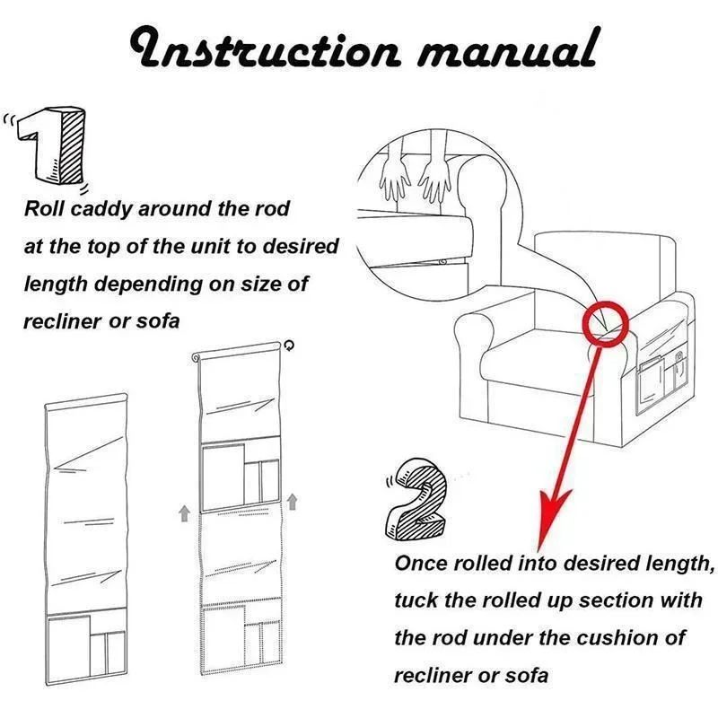 Sofa Armrest Storage Organizer Pocket 7