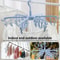 Folding Sock Drying Rack With 24 Clips 5