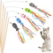 Cat Teaser Wand Toy With Fish Design 0
