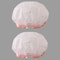 Waterproof Double Layer Shower Cap Set 14