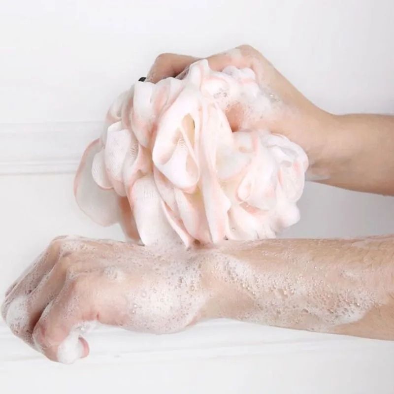 Large Mesh Shower Sponge Set 3