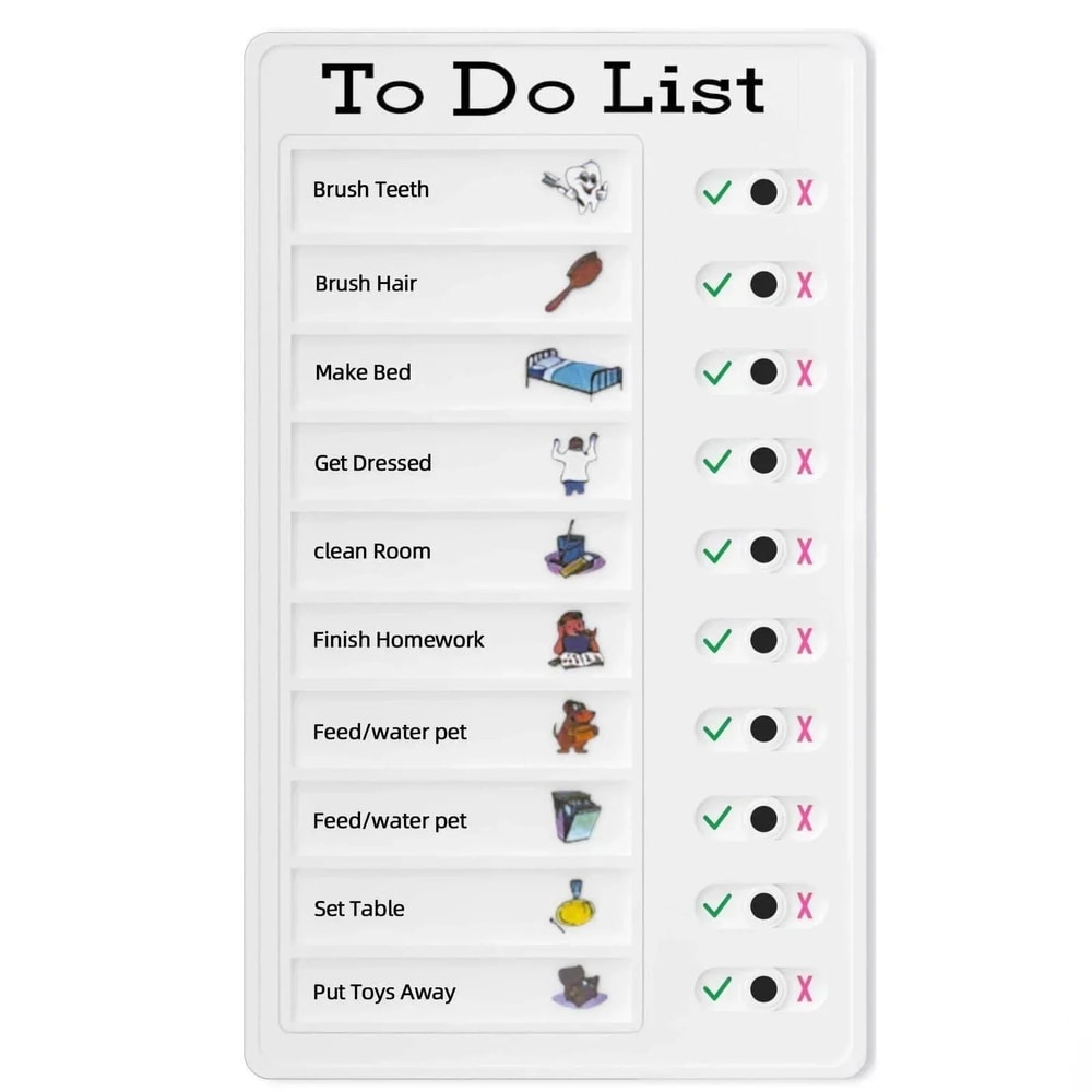 Portable Daily Chore Chart Memo Board 1