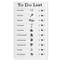 Portable Daily Chore Chart Memo Board 1