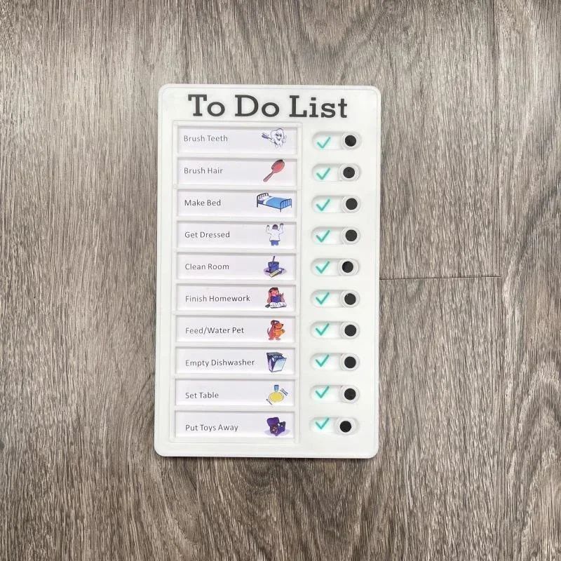 Portable Daily Chore Chart Memo Board 8
