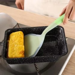 wide silicone non stick cooking spatula