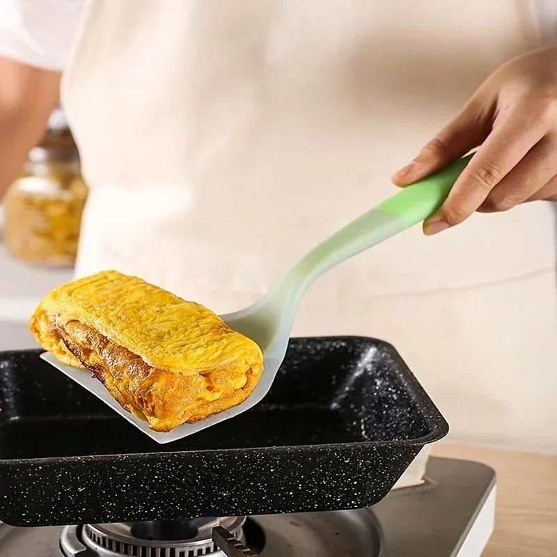 Wide Silicone Non Stick Cooking Spatula 6