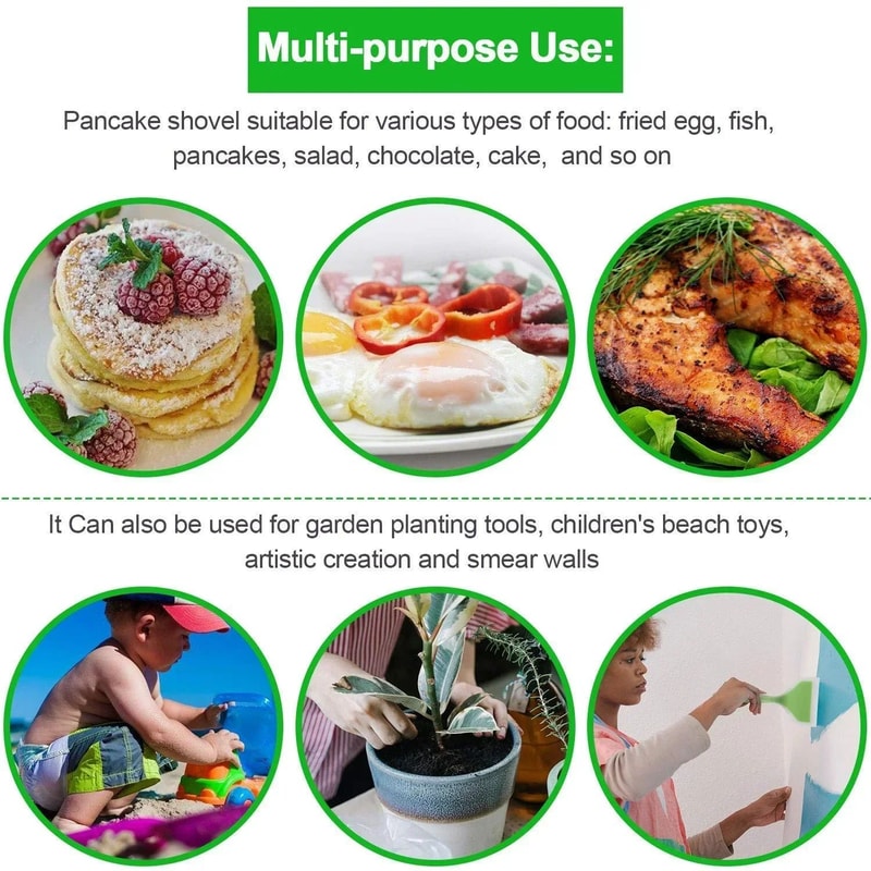 Wide Silicone Non Stick Cooking Spatula 12