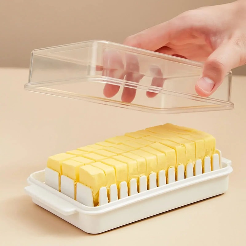 Butter Cutter Storage Container With Lid 2