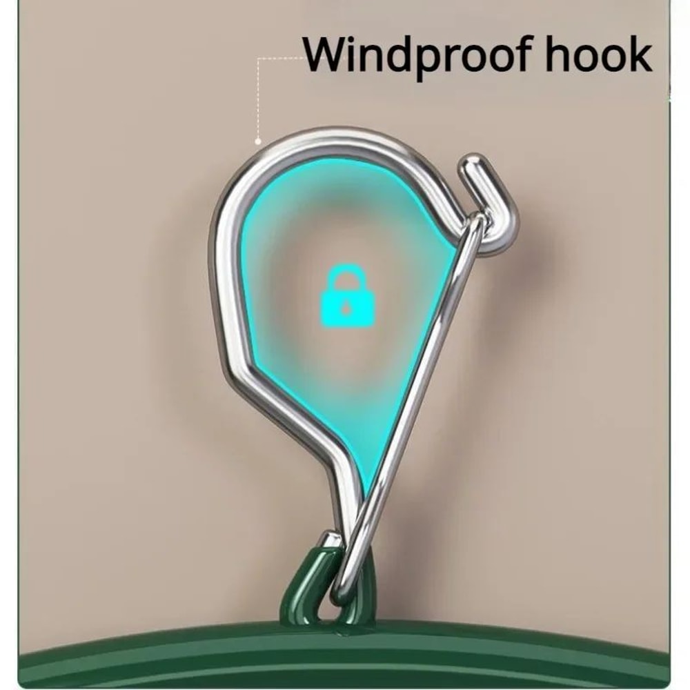 1pc Hanging Legging And Pants Organizer With Clips 4