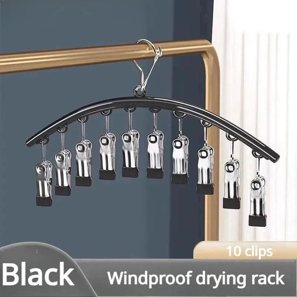 1pc Hanging Legging And Pants Organizer With Clips 8