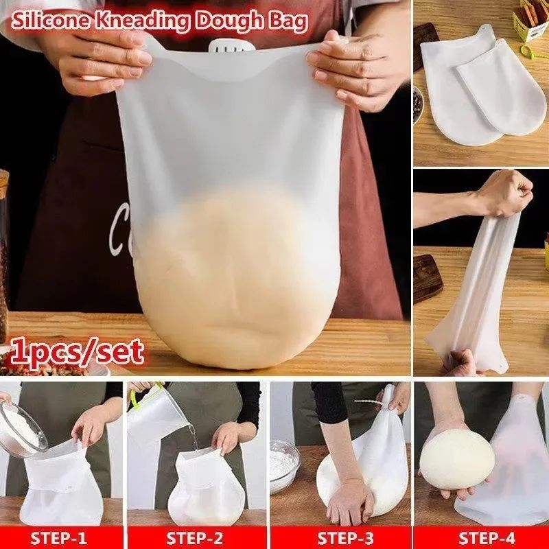 Reusable Silicone Kneading Dough Bag 5