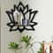Wooden Lotus Wall Mounted Decorative Shelf 1