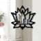 Wooden Lotus Wall Mounted Decorative Shelf 2