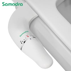 ultra slim dual nozzle bidet toilet attachment