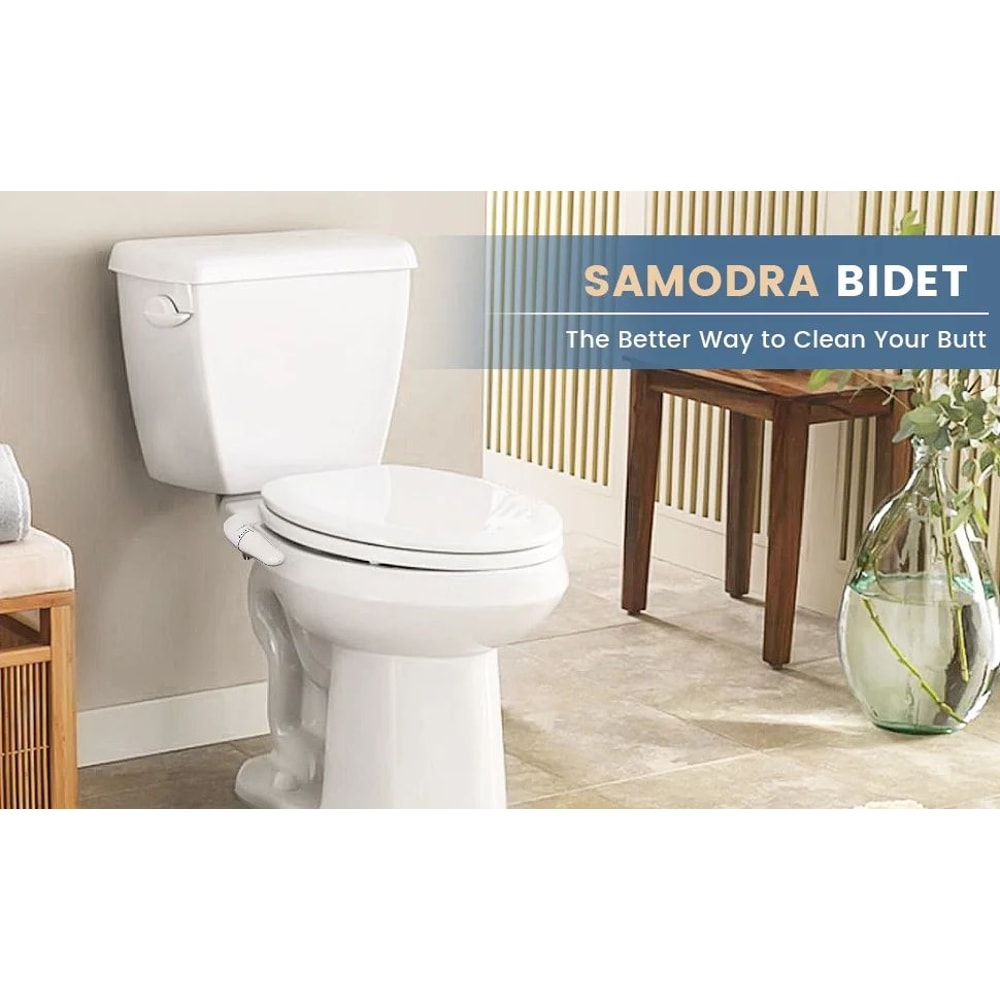 Ultra Slim Dual Nozzle Bidet Toilet Attachment 6