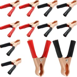 heavy duty 50a insulated alligator clips 10-pack