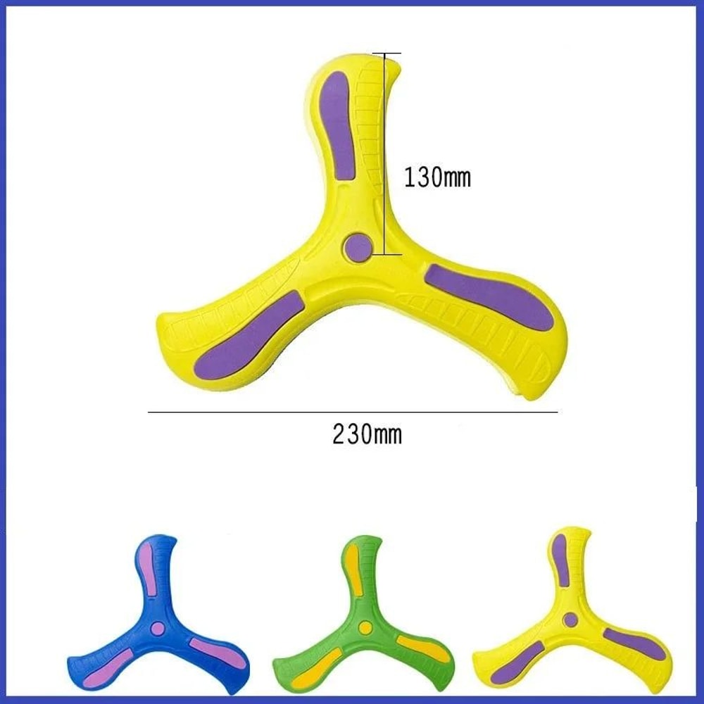 Soft ThreeLeaf Boomerang Outdoor Flying Toy 5