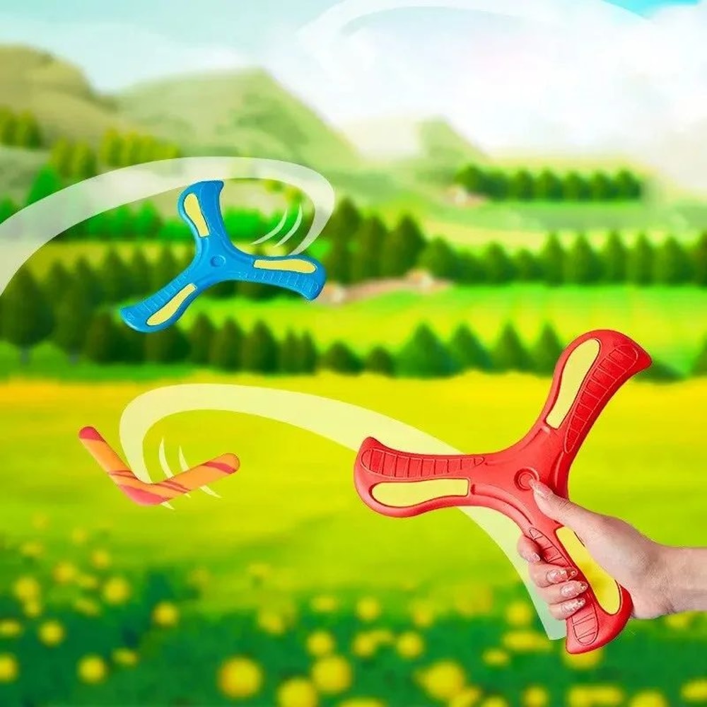 Soft ThreeLeaf Boomerang Outdoor Flying Toy 6