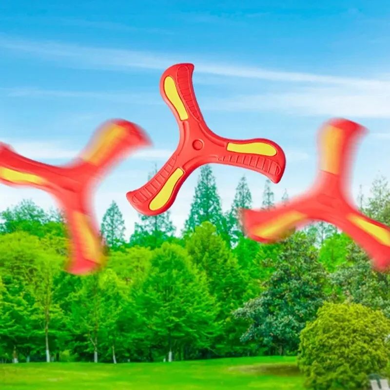 Soft ThreeLeaf Boomerang Outdoor Flying Toy 7