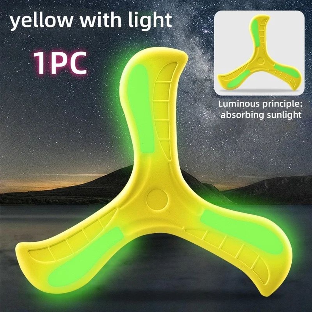 Soft ThreeLeaf Boomerang Outdoor Flying Toy 11