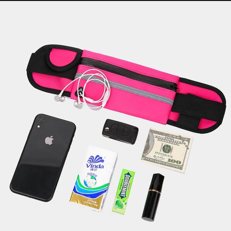 Waterproof Shockproof Sports Waist Bag With Phone And Bottle Holder 2