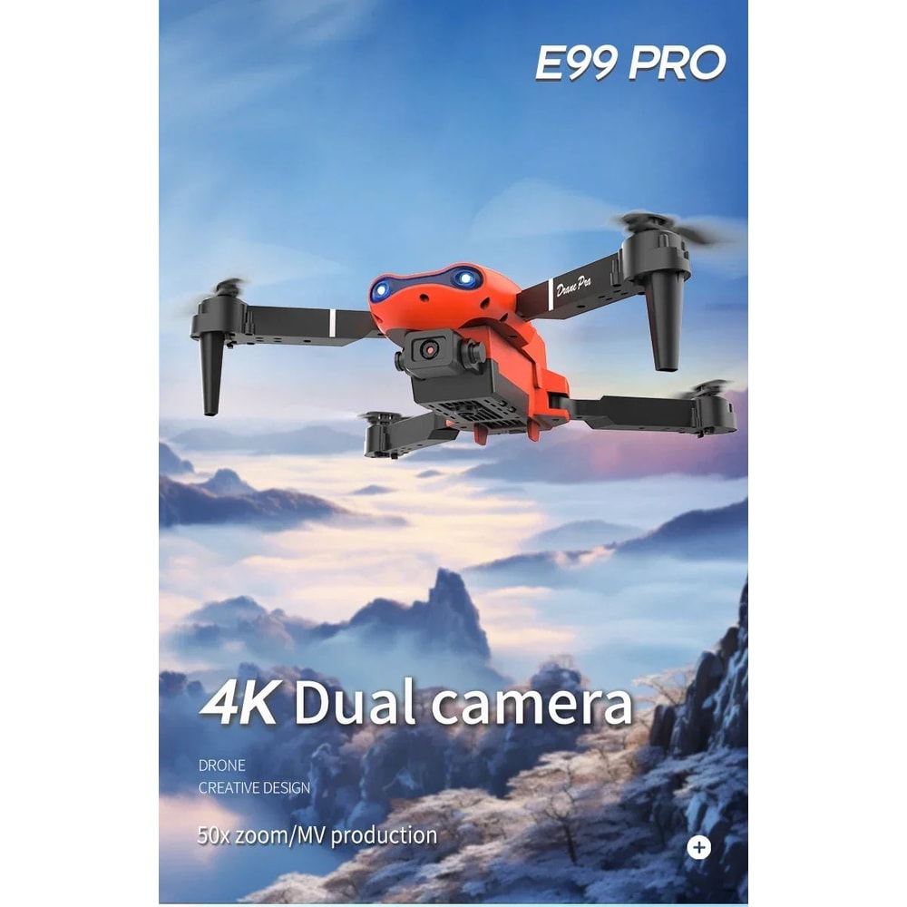 E99Pro 4K WiFi FPV Foldable RC Drone With HD Camera 6