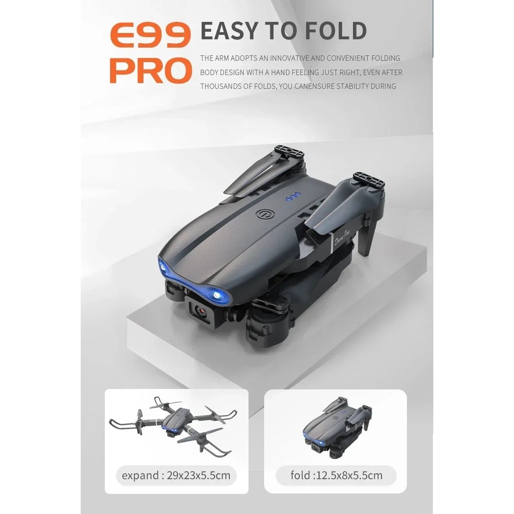 E99Pro 4K WiFi FPV Foldable RC Drone With HD Camera 9
