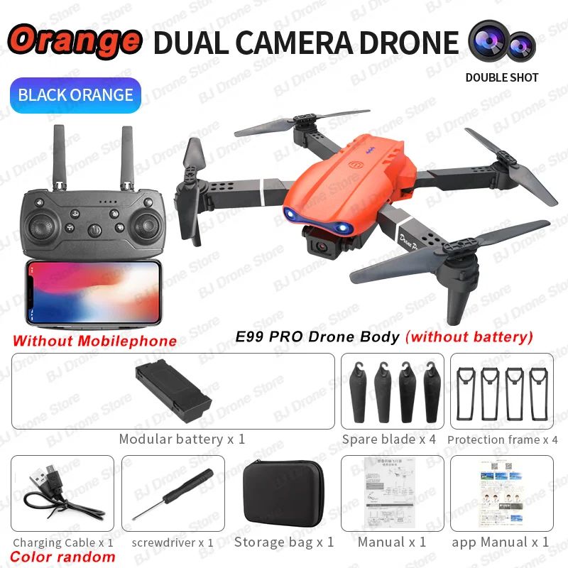 E99Pro 4K WiFi FPV Foldable RC Drone With HD Camera 19