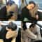 Inflatable Travel Pillow With Headrest And Chin Support 1