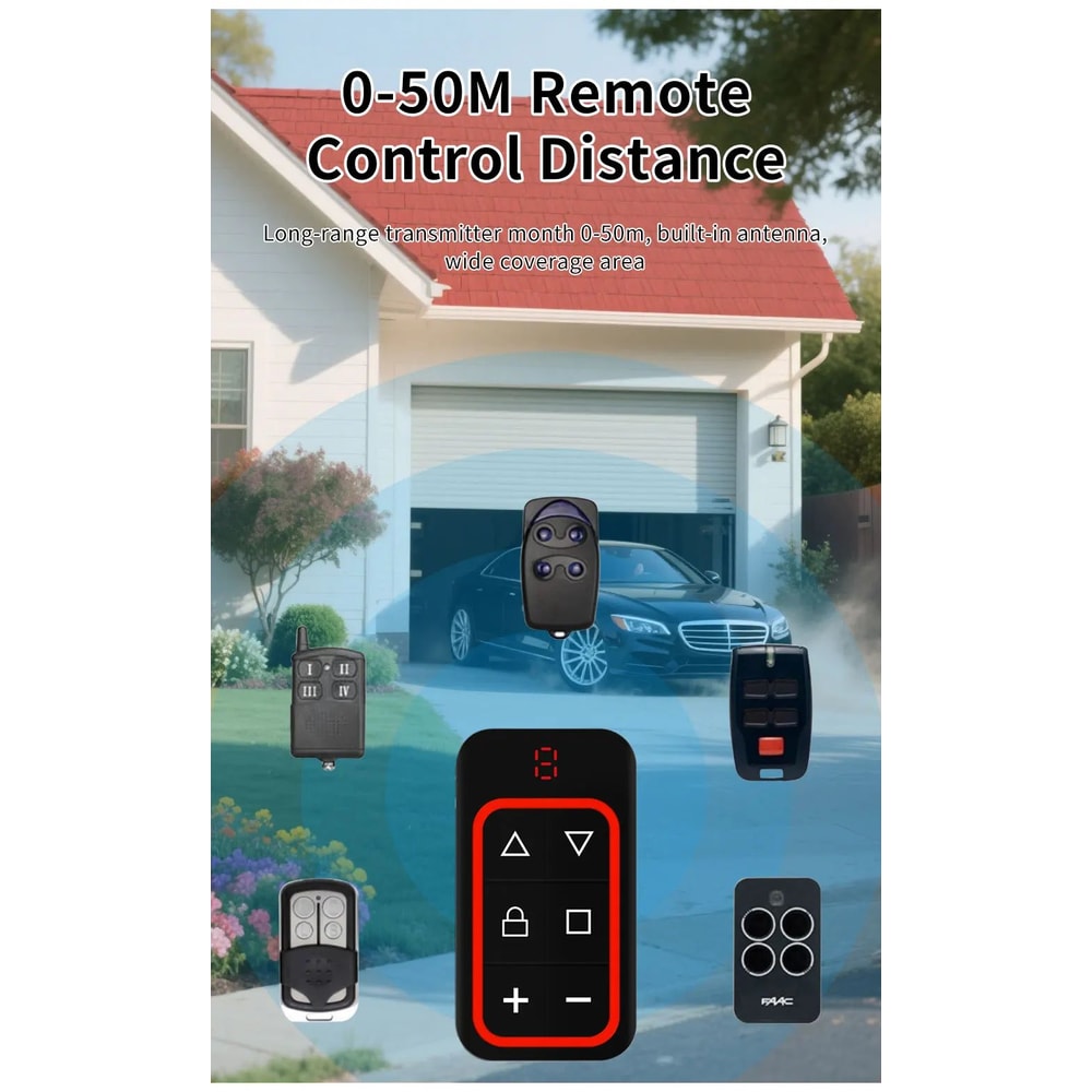 Universal Garage Door Remote Control Duplicator 8Channel MultiFrequency 8