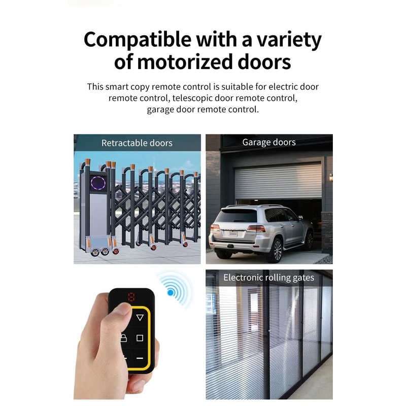 Universal Garage Door Remote Control Duplicator 8Channel MultiFrequency 11