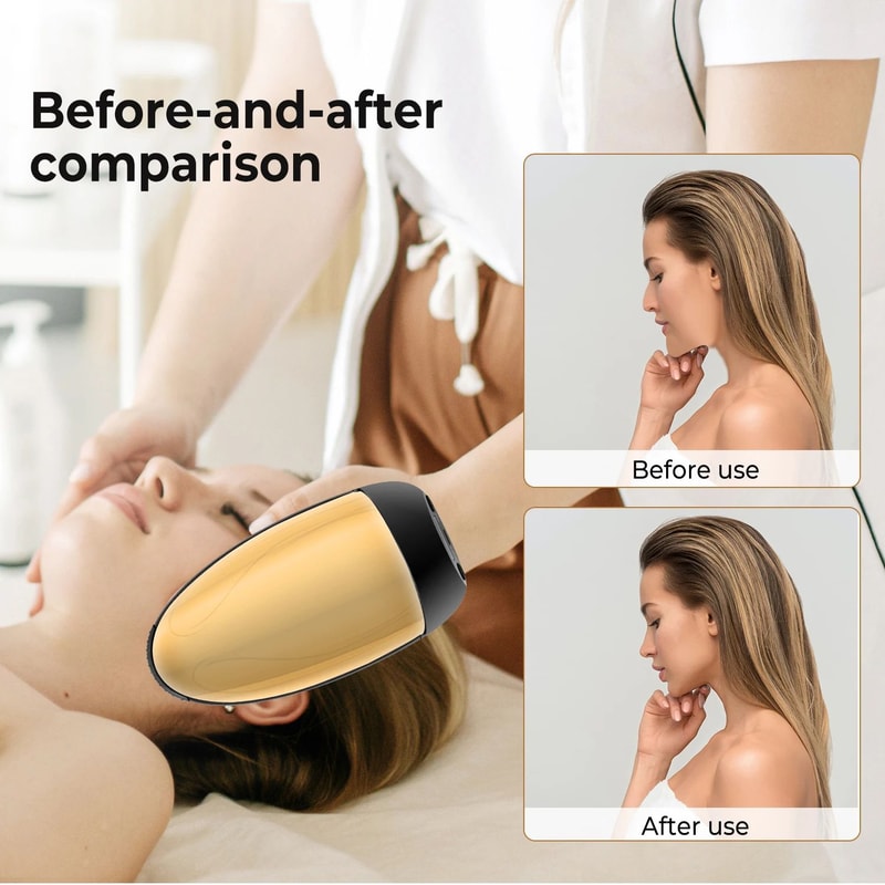 Cordless Handheld Heat Massager With USB Charge For Head Body 9