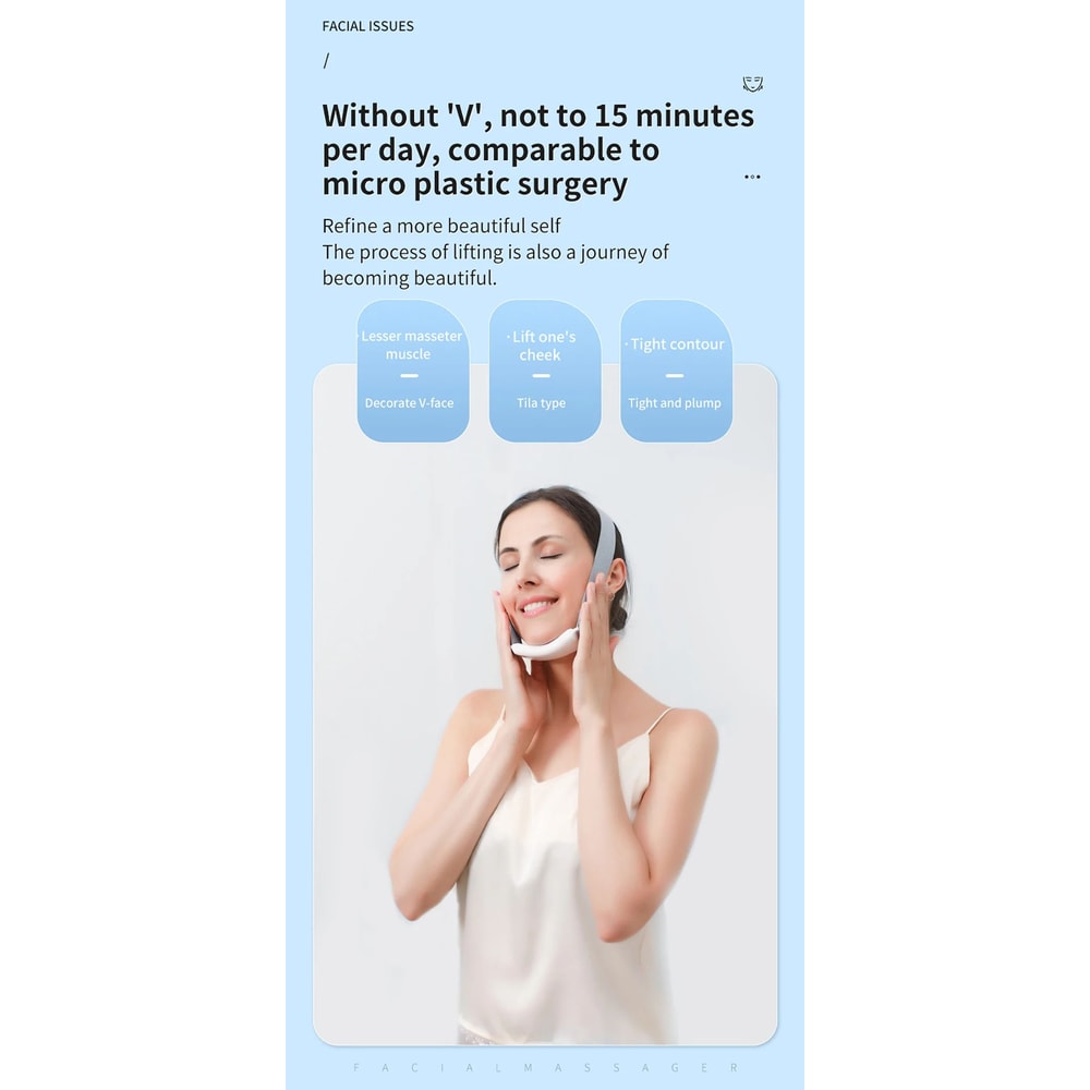 EMS Microcurrent Facial Massager For Face Lifting Firming 6