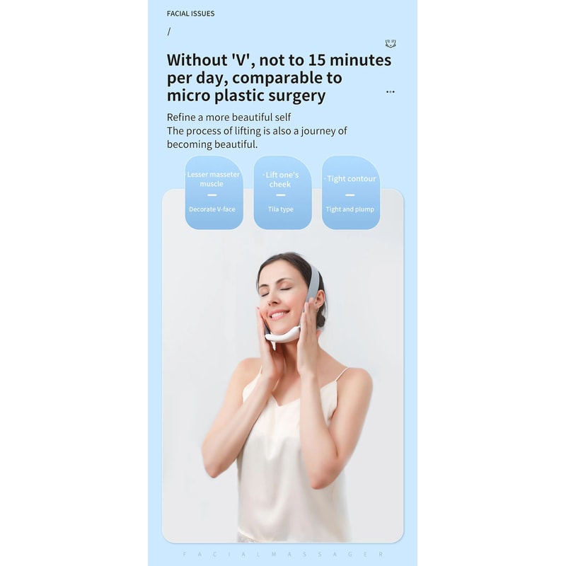 EMS Microcurrent Facial Massager For Face Lifting Firming 6