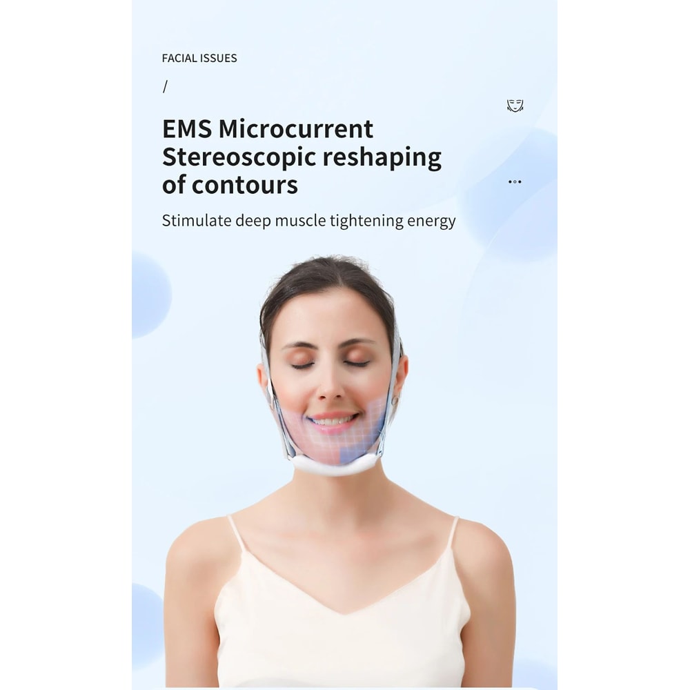 EMS Microcurrent Facial Massager For Face Lifting Firming 7