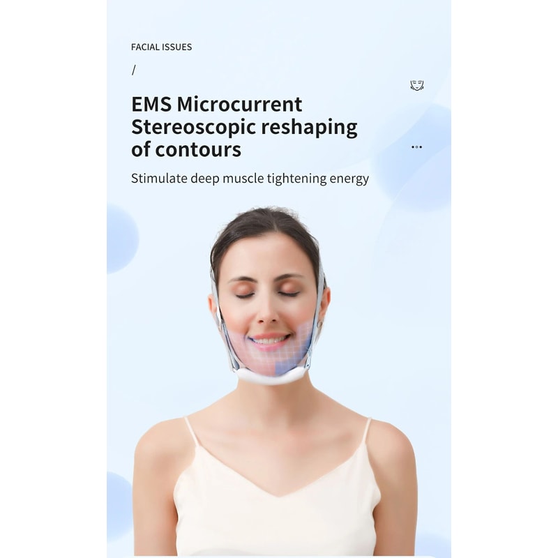EMS Microcurrent Facial Massager For Face Lifting Firming 7