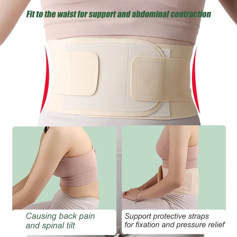 Thin Breathable Waist Support Belt For Lower Back Pain Relief 5