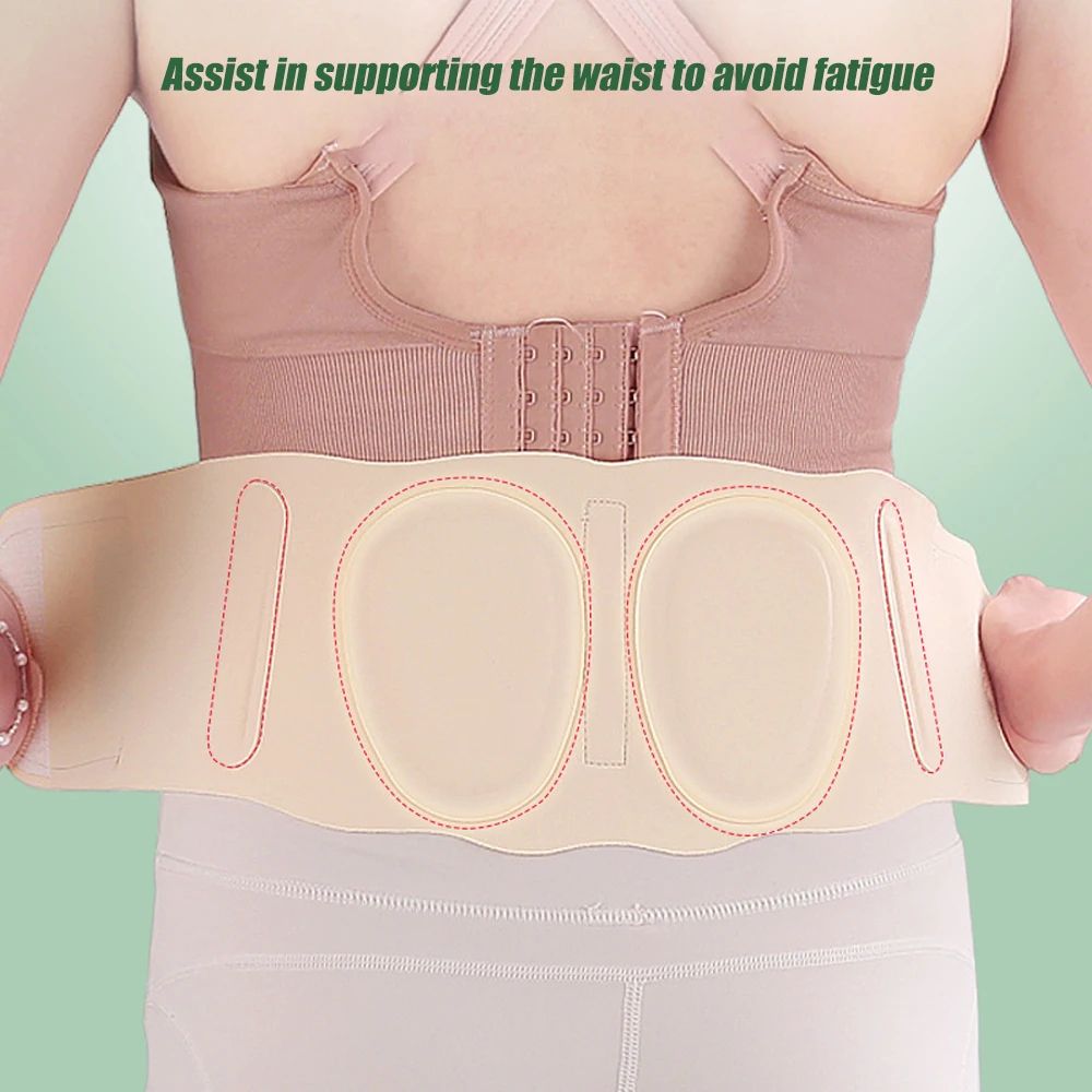 Thin Breathable Waist Support Belt For Lower Back Pain Relief 13