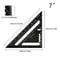 7 Inch Aluminium Alloy Triangle Ruler Speed Square 8