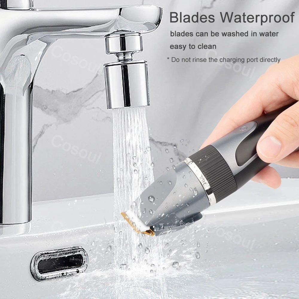 Professional Cordless Rechargeable Hair Clipper Trimmer 6