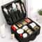 Large Waterproof Travel Makeup Bag With Brush Storage 0