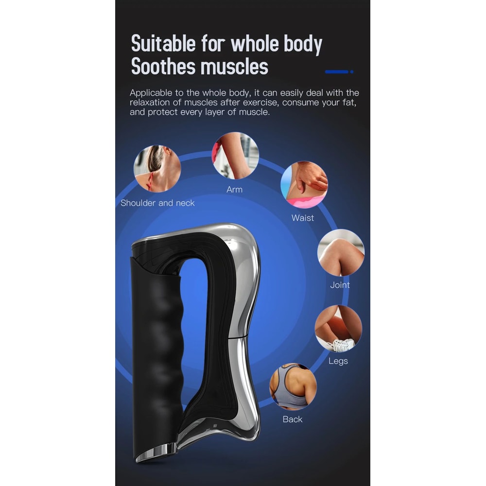 Electric Fascia Knife Vibration Body Massager Muscle Relaxation Tool 9