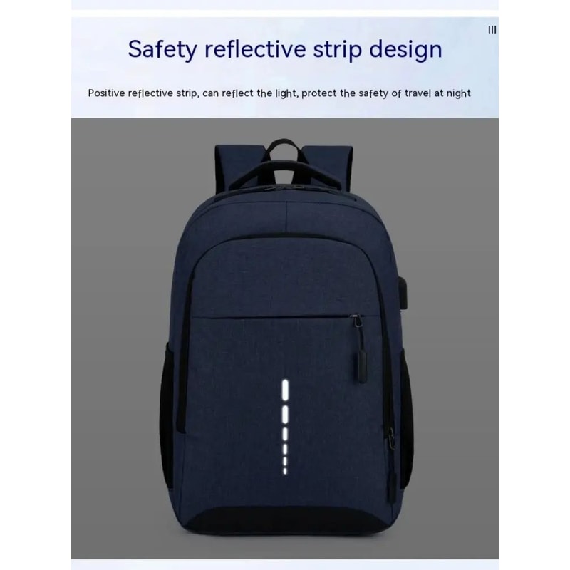 Large Capacity Travel College Backpack With Laptop Pocket 10