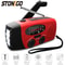 STONEGO Multifunctional Solar HandCrank Emergency Radio Charger 6