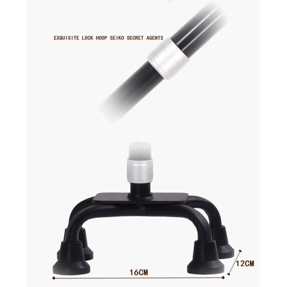 Retractable NonSlip Aluminum Walking Cane With LED Light 6