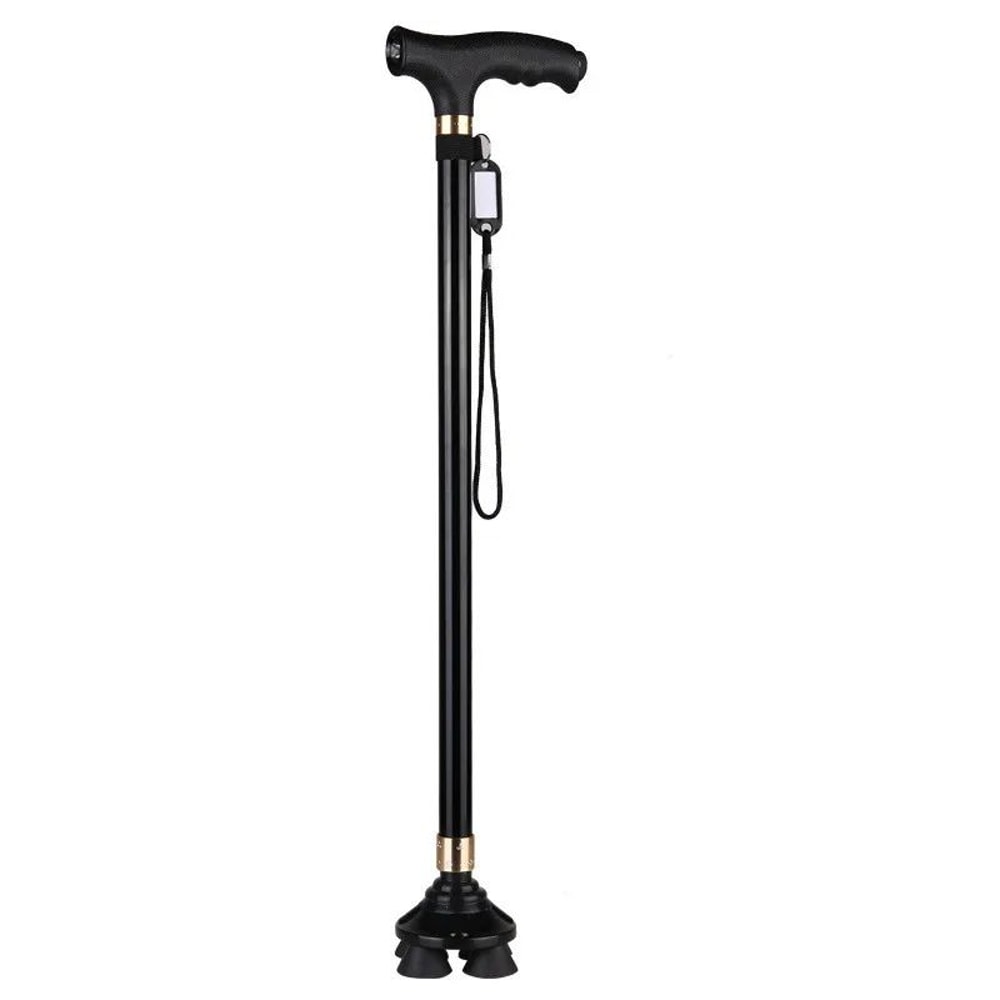 Retractable NonSlip Aluminum Walking Cane With LED Light 13