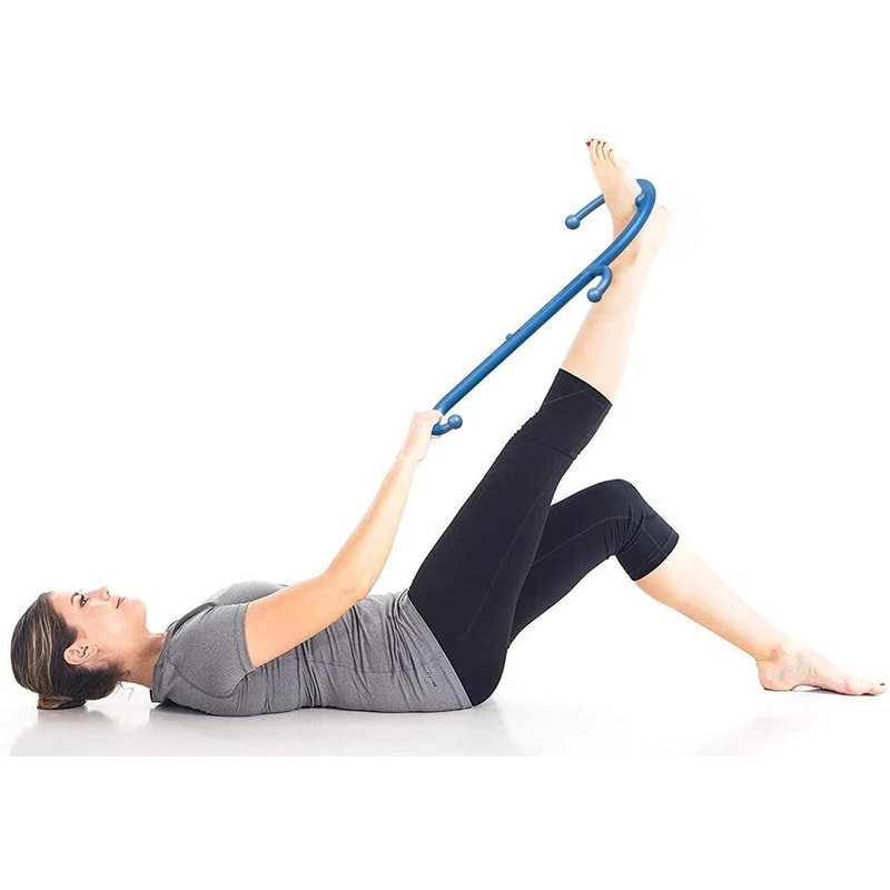 Trigger Point Hook Cane Back Neck Foot Massage Tool 9