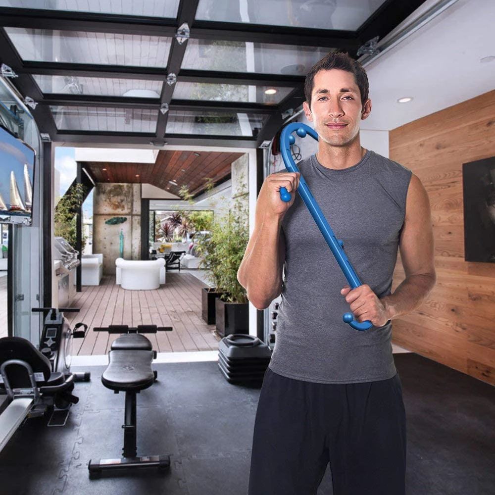 Trigger Point Hook Cane Back Neck Foot Massage Tool 11